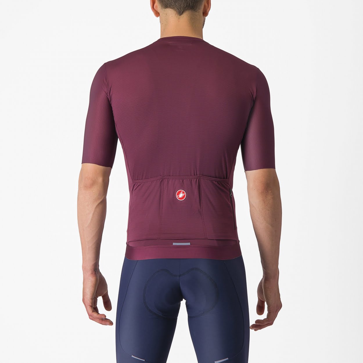 Castelli Espresso Jersey heren fietsshirt Deep Bordeaux