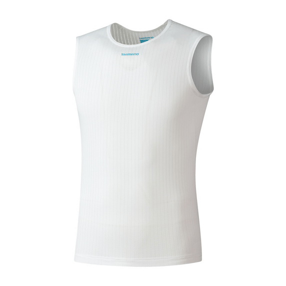 Shimano Vertex Mesh mouwloos ondershirt heren wit