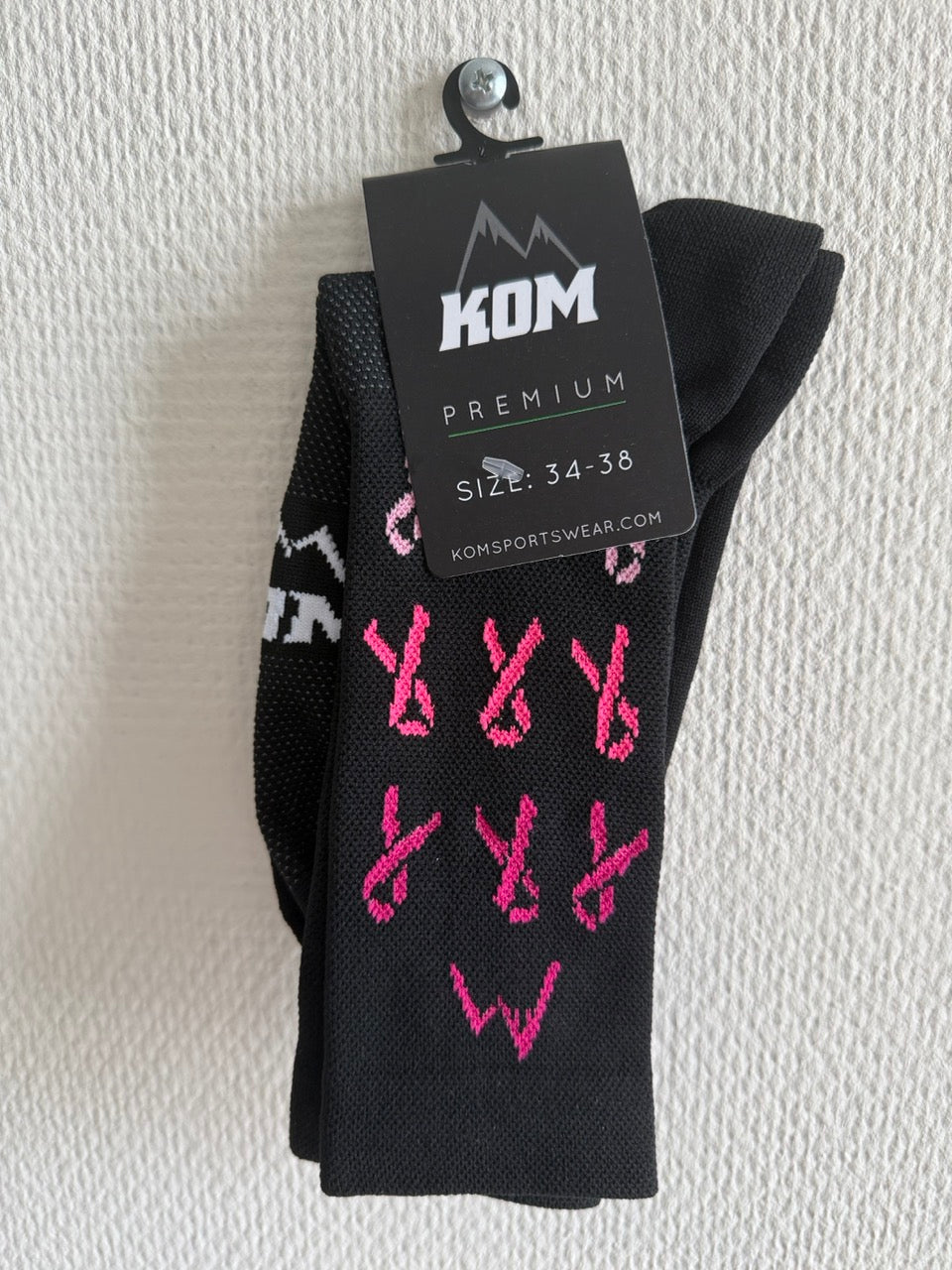 KOM Sports Premier Wielrensokken - Heren/Dames