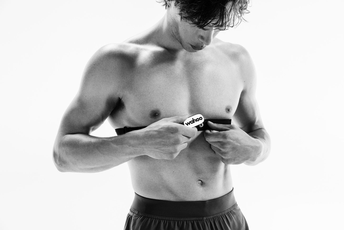 Wahoo Trackr HR hartslagband zwart