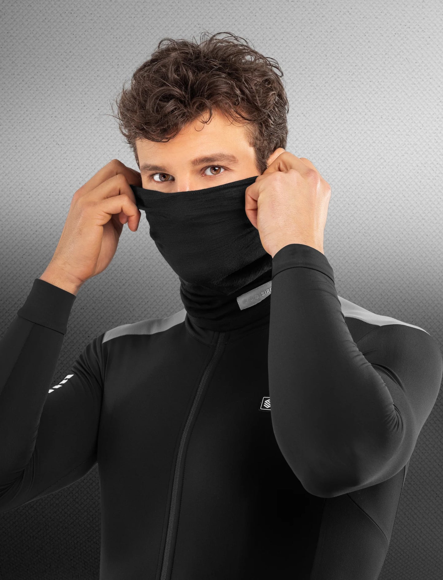 Siroko SRX Whirlwind – Merino nekwarmer (zwart)