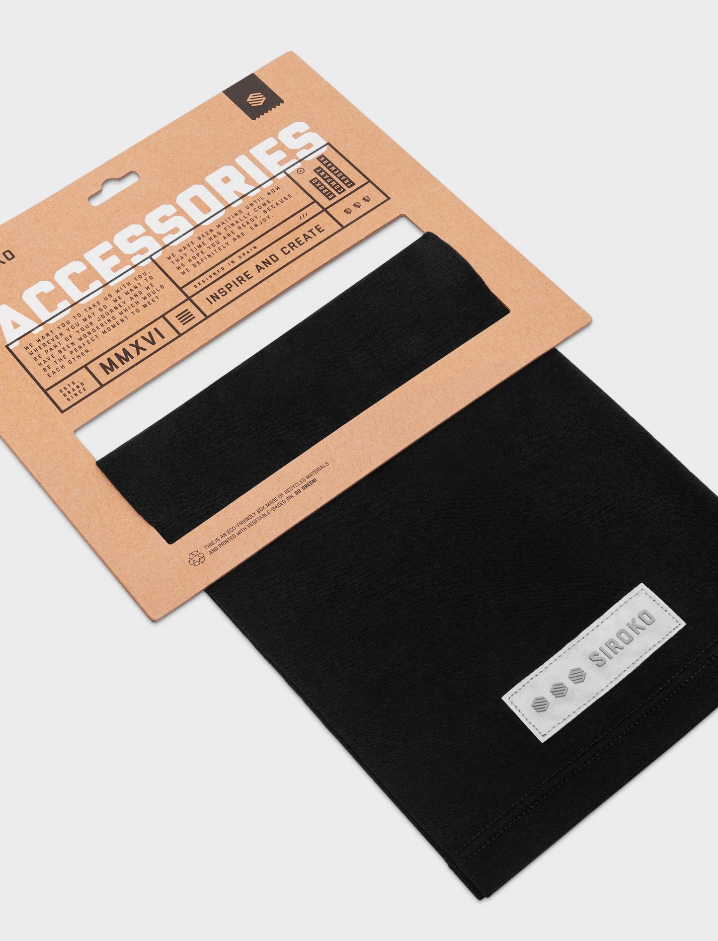 Siroko SRX Whirlwind – Merino nekwarmer (zwart)