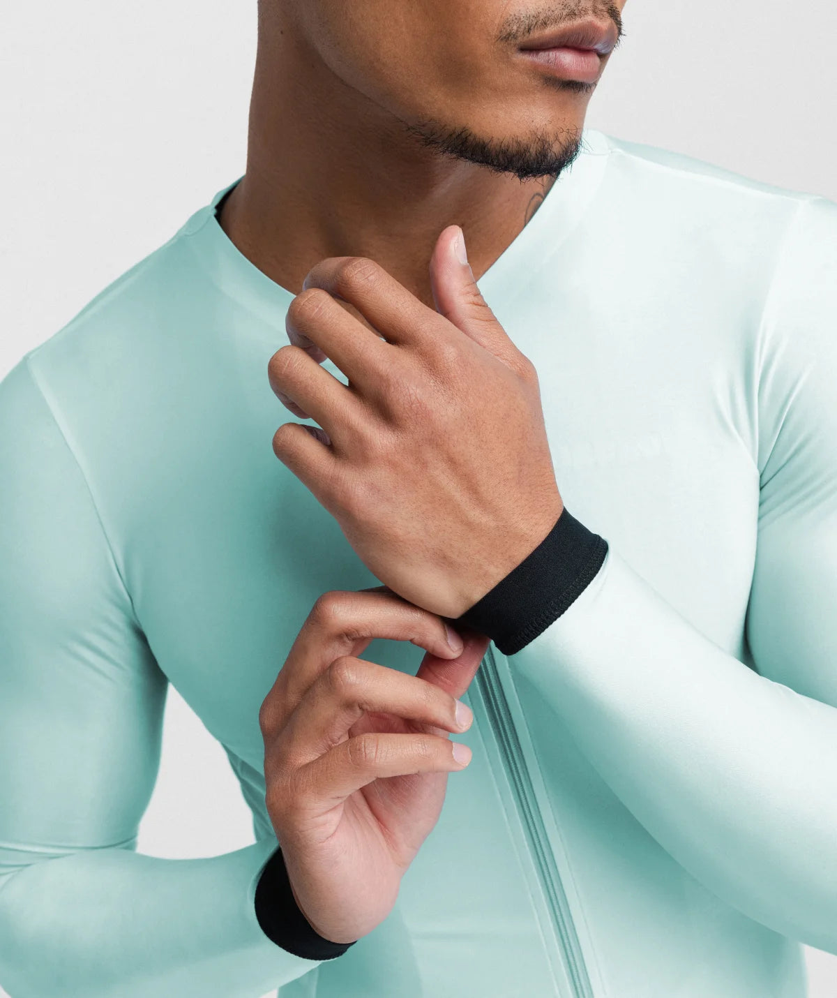 Siroko SRX Pro Speedmax heren fietsshirt lange mouwen mint groen