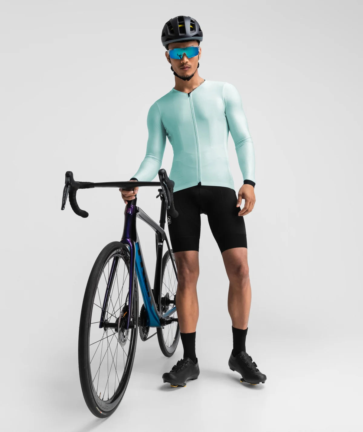 Siroko SRX Pro Speedmax heren fietsshirt lange mouwen mint groen