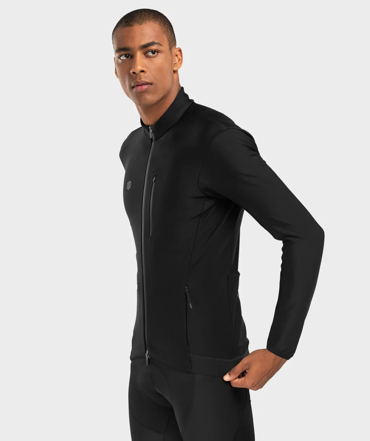 Siroko J3 Seymour Heren softshell fietsjas zwart
