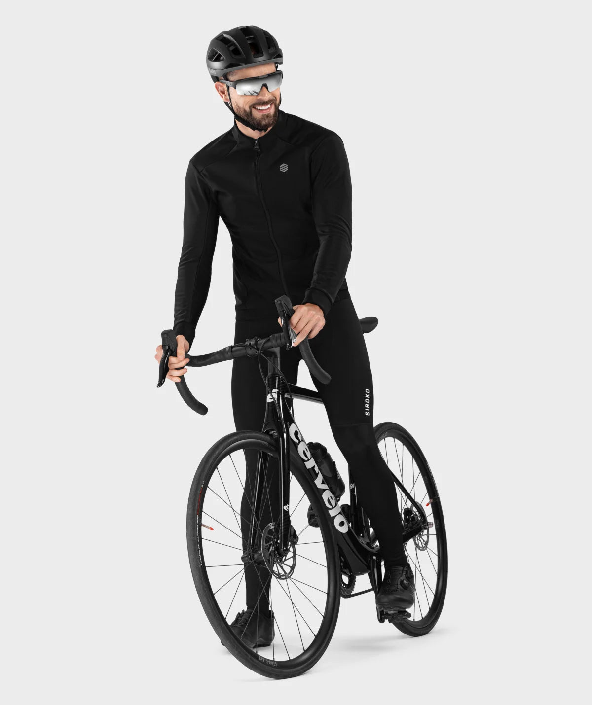 Siroko J1 Furkapass Heren softshell fietsjas zwart