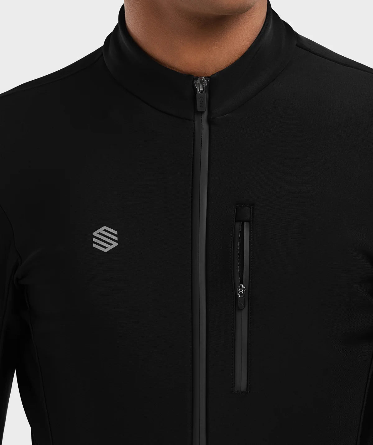 Siroko J3 Seymour Heren softshell fietsjas zwart