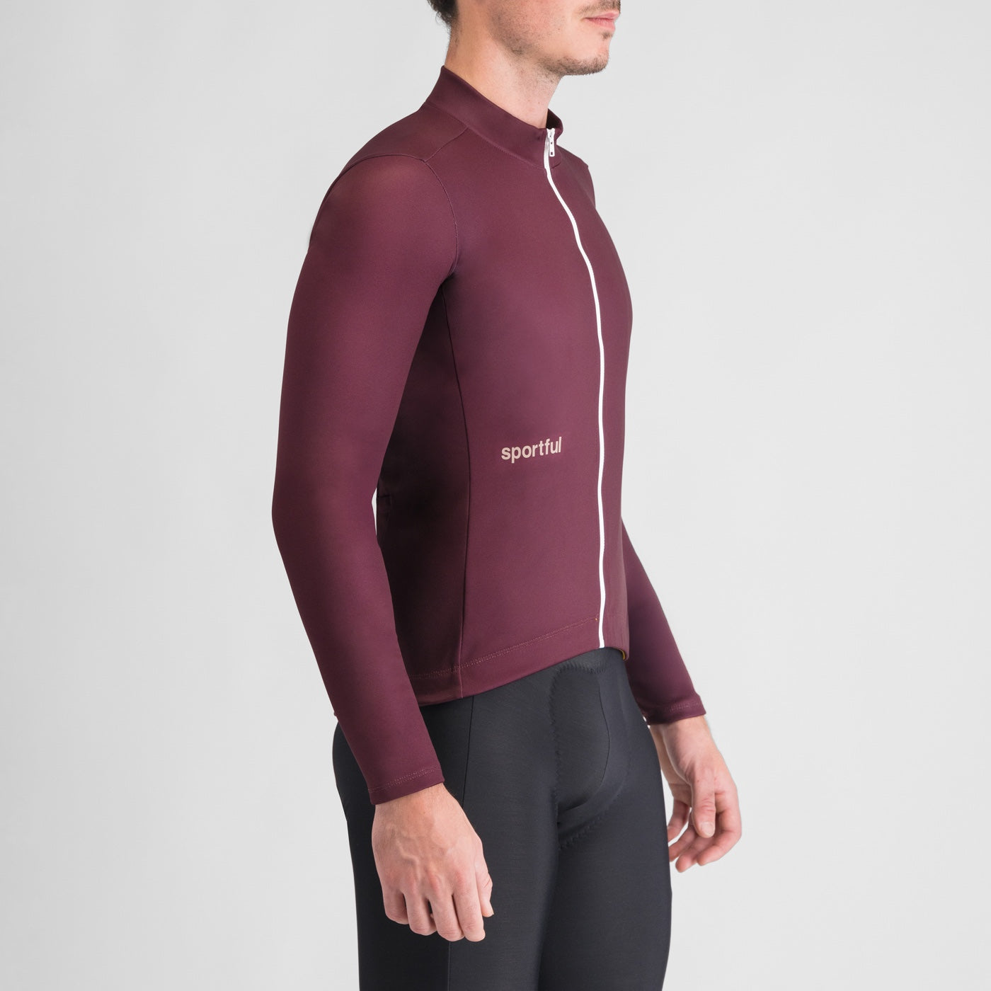 Sportful CLASSIC THERMAL JERSEY deep bordeaux