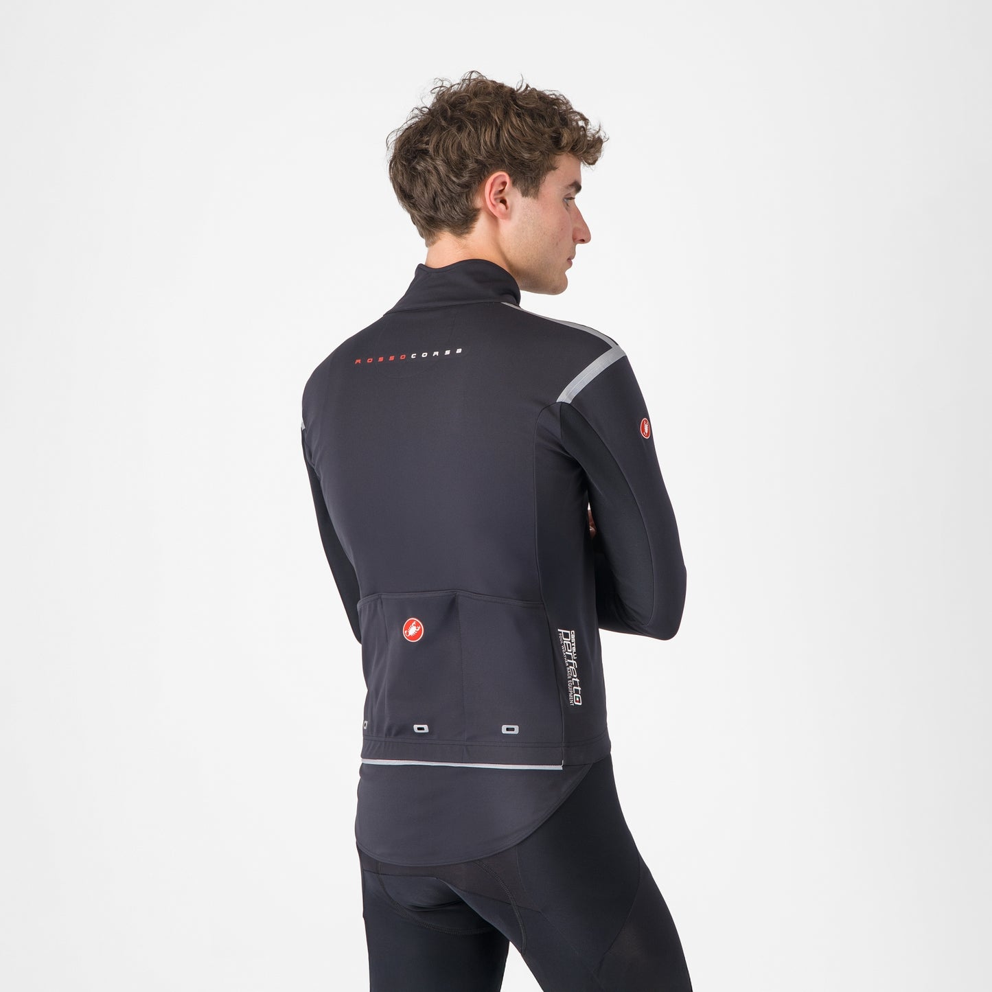 Castelli PERFETTO RoS 3 JACKET LIGHT BLACK/SILVER REFLEX