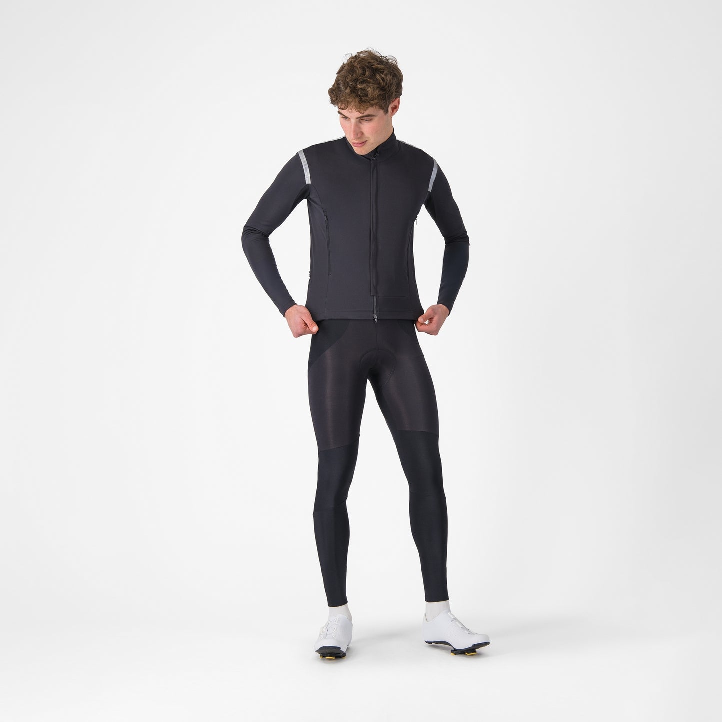 Castelli PERFETTO RoS 3 JACKET LIGHT BLACK/SILVER REFLEX
