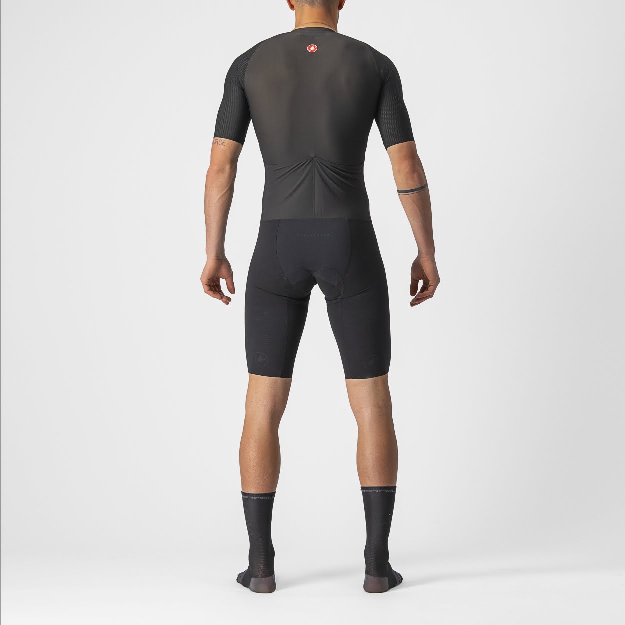 Castelli BTW Speed suit korte mouw zwart