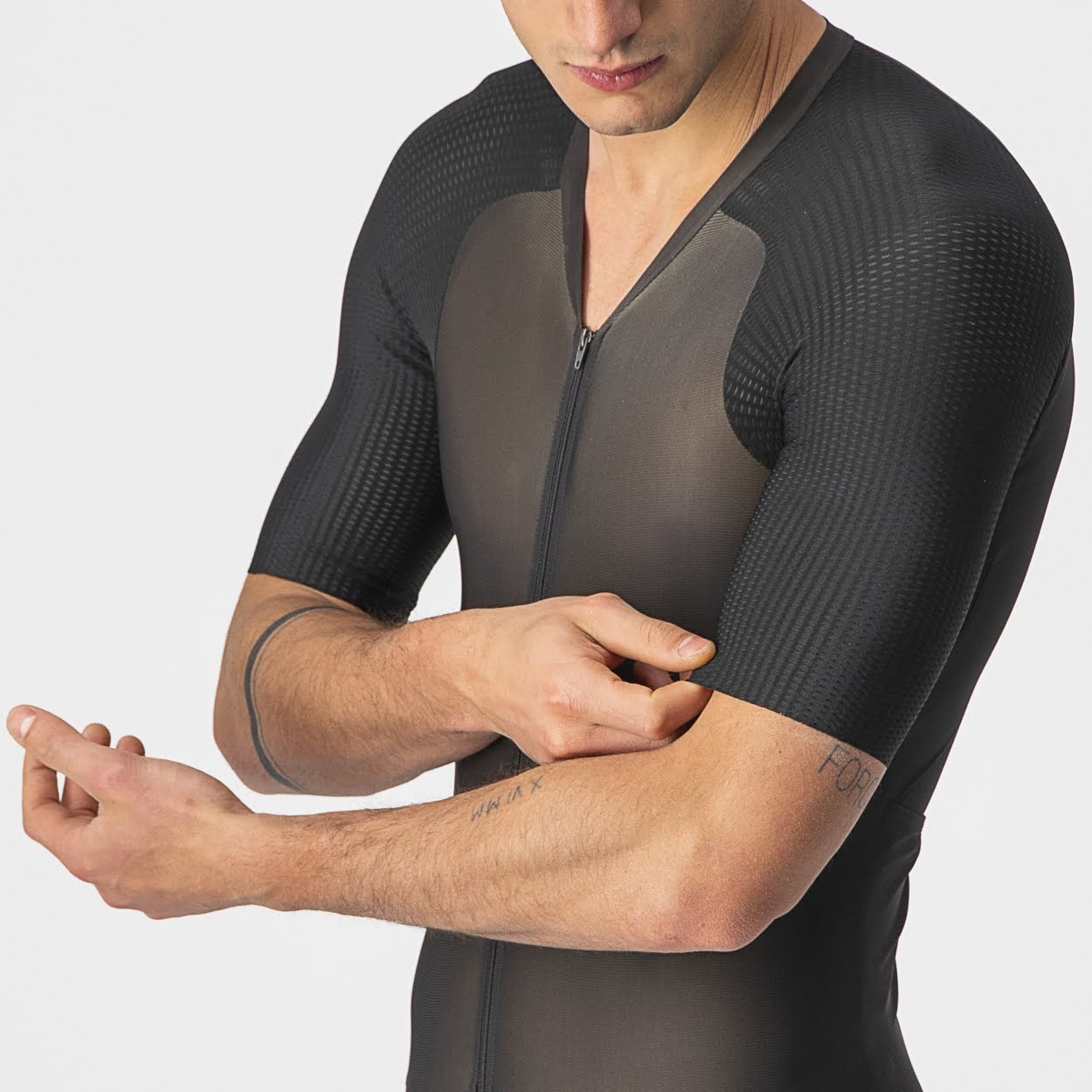 Castelli BTW Speed suit korte mouw zwart