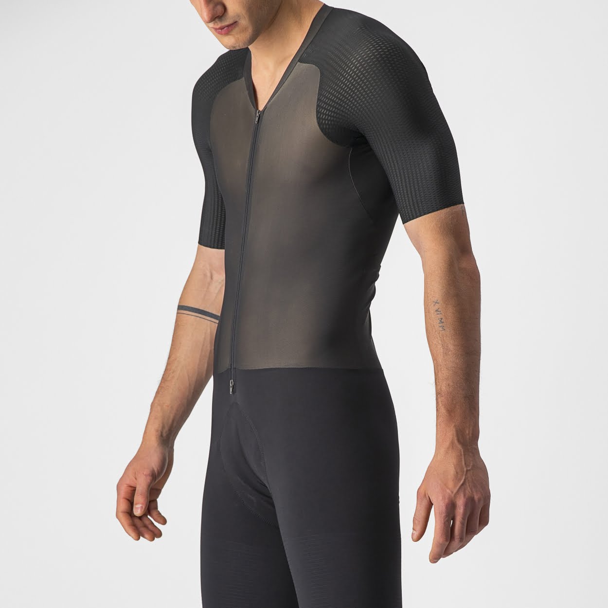 Castelli BTW Speed suit korte mouw zwart