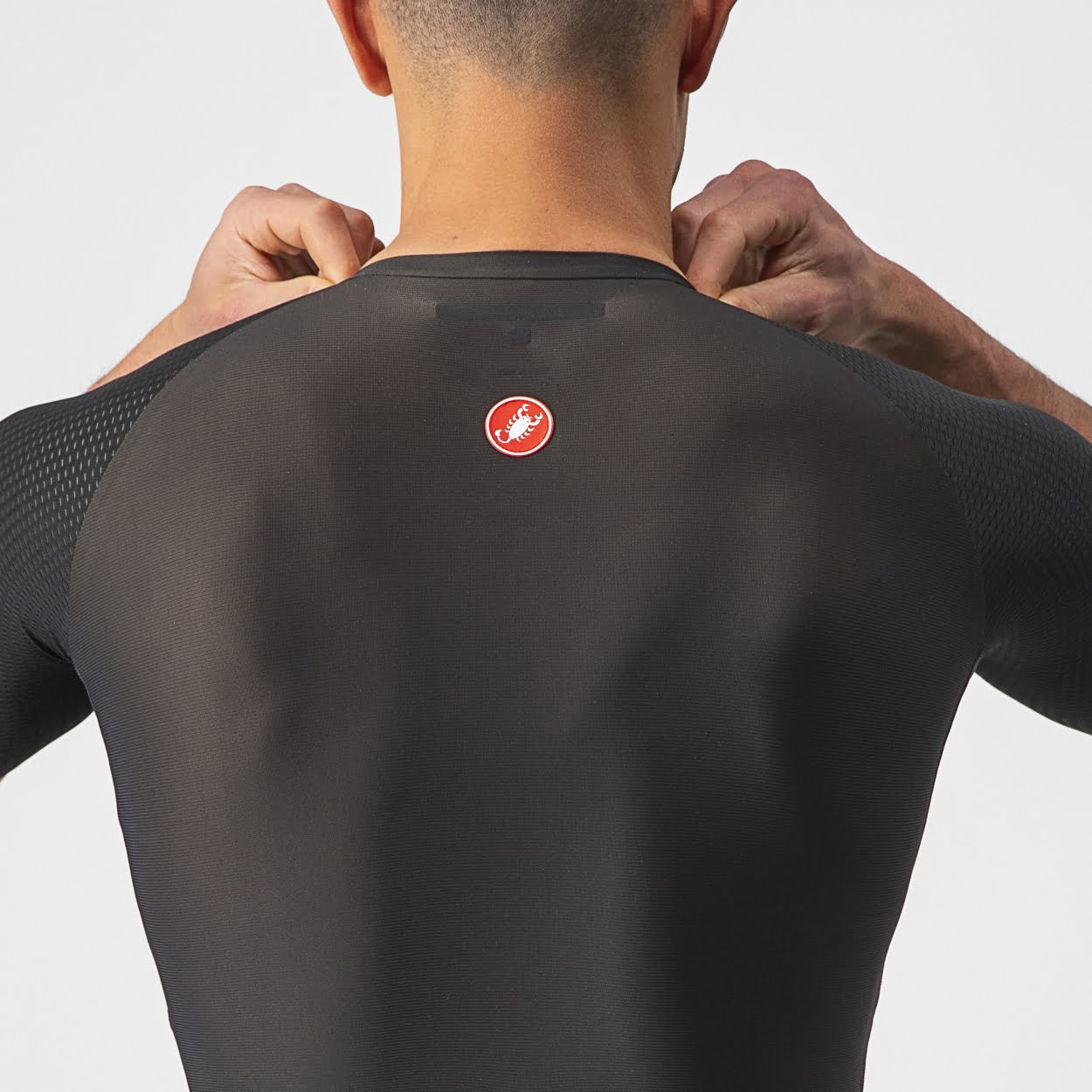 Castelli BTW Speed suit korte mouw zwart