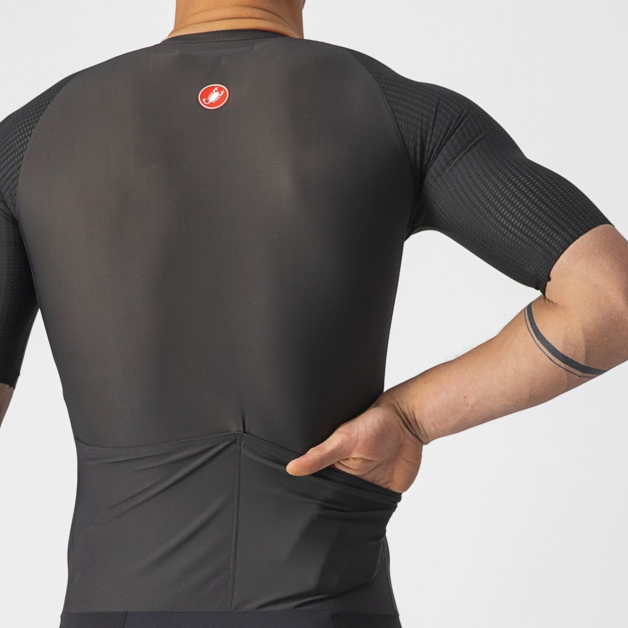Castelli BTW Speed suit korte mouw zwart