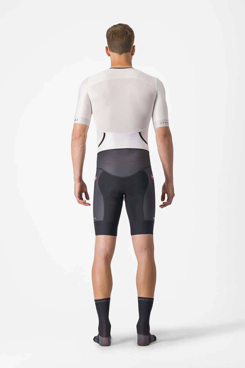 Castelli Free Sanremo SS Trisuit korte mouw wit/zwart