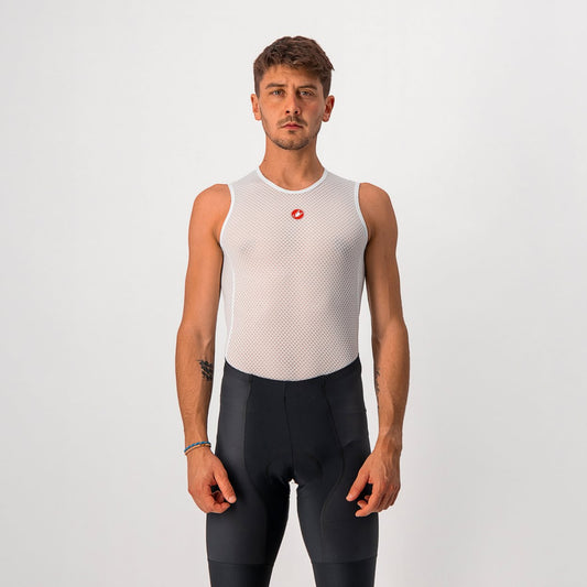 Castelli Pro Issue SS ondershirt heren mouwloos wit