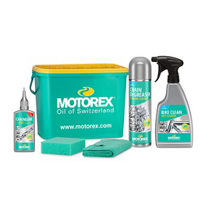 Motorex Reiniger Kit In Emmer Met Easy Clean Bike Clean Dry Power Spons En Doek