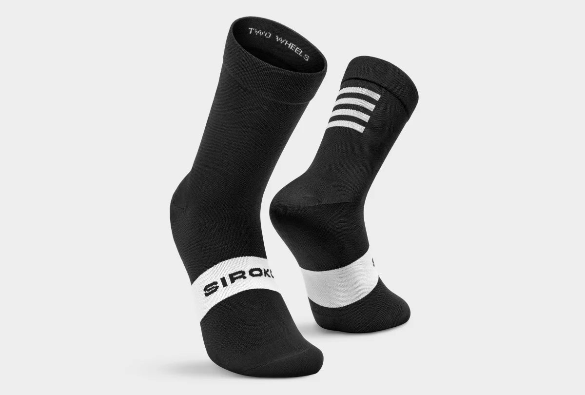 S1 Zwart Kapelmuur Fietssokken – High Performance