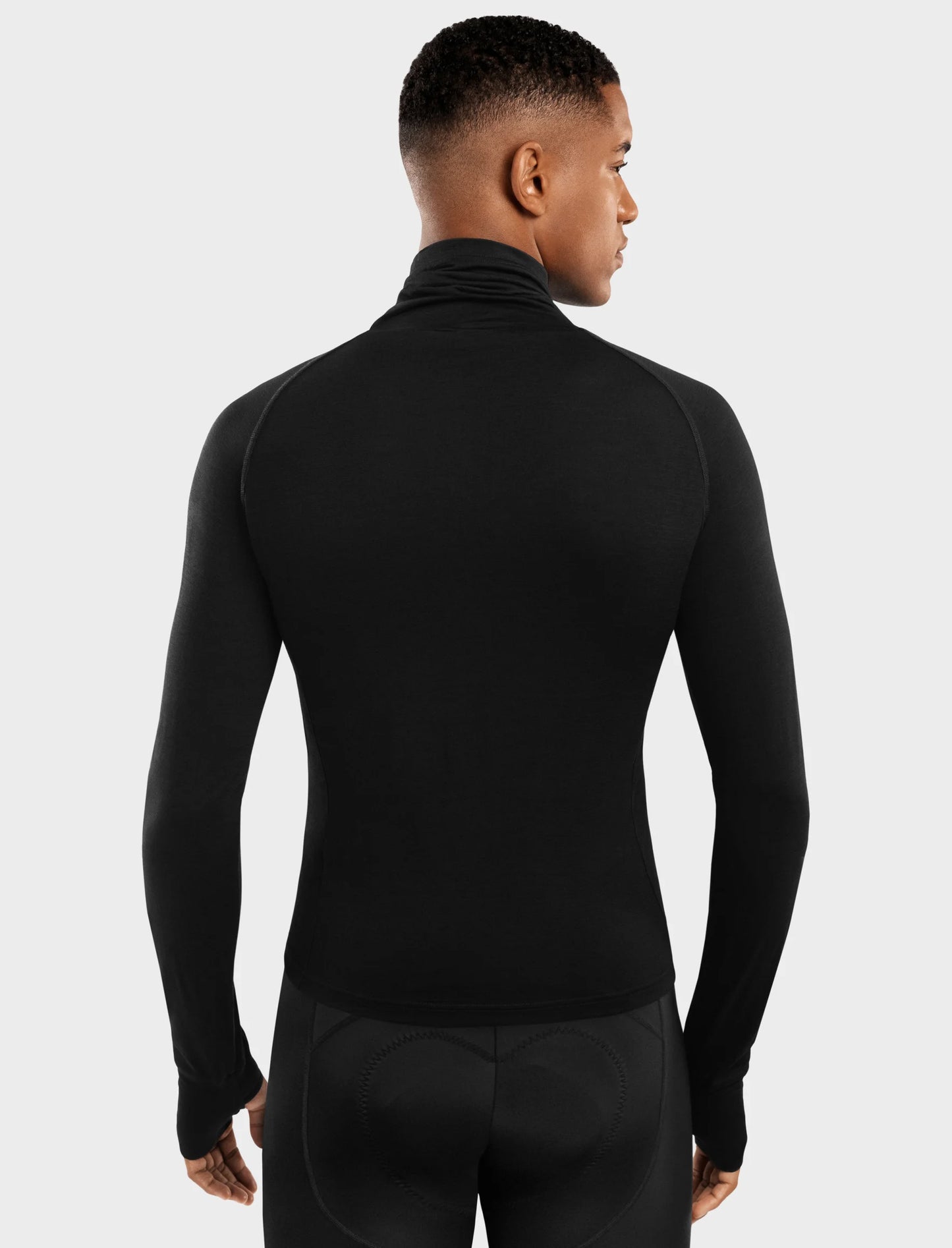 Siroko SRX Denali – Heren windbreaker basislaag (zwart)