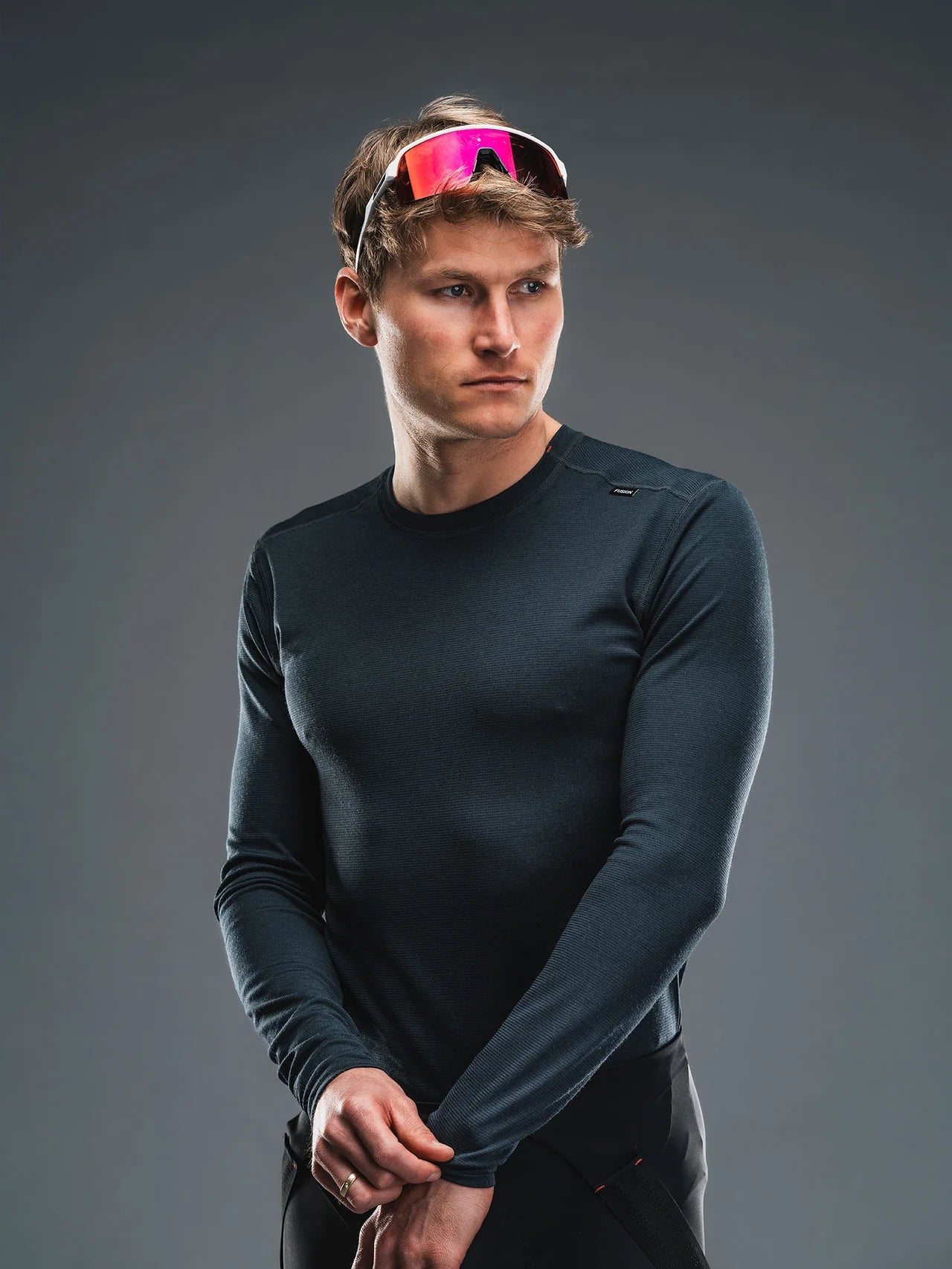 Fusion Technical Merino 150 Baselayer LS Donkergrijs – Temperatuurregulerende Onderlaag