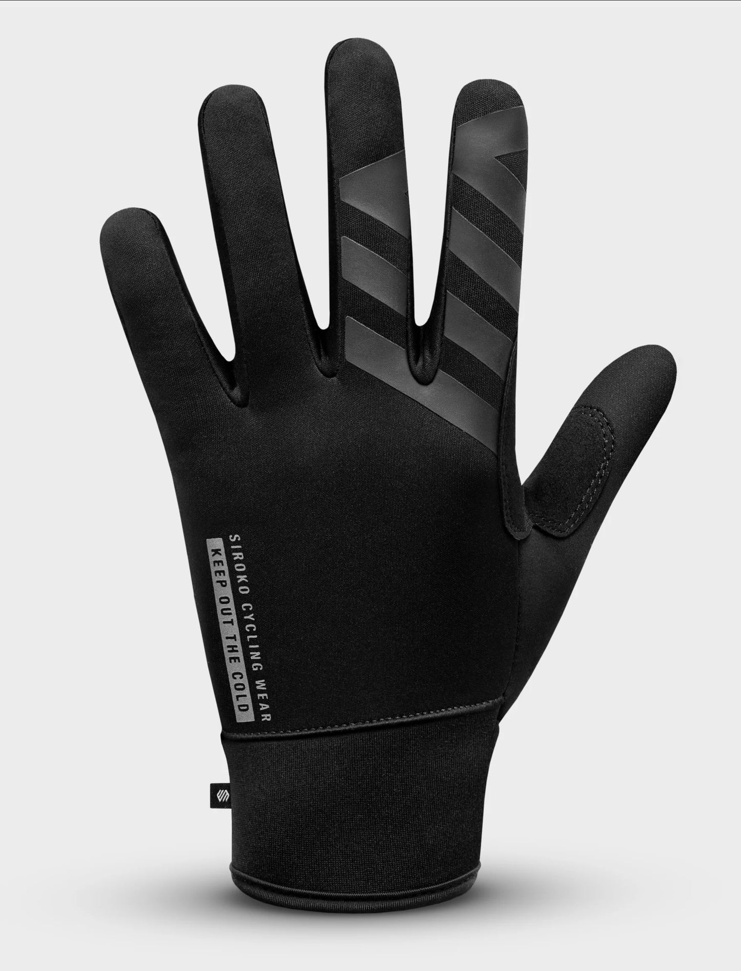 Siroko Vestkapp – Winter fietshandschoenen (zwart)