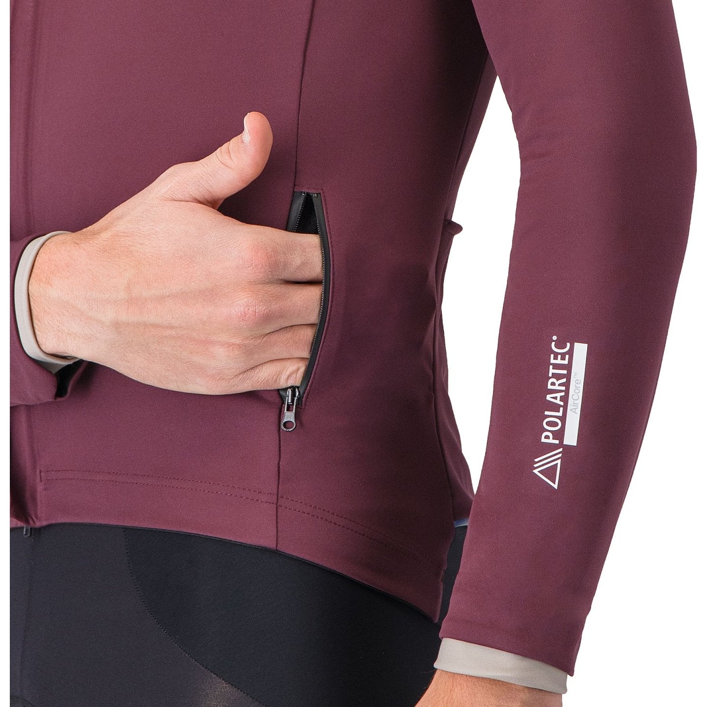 Castelli ALPHA 150 JACKET DEEP BORDEAUX/CLAY